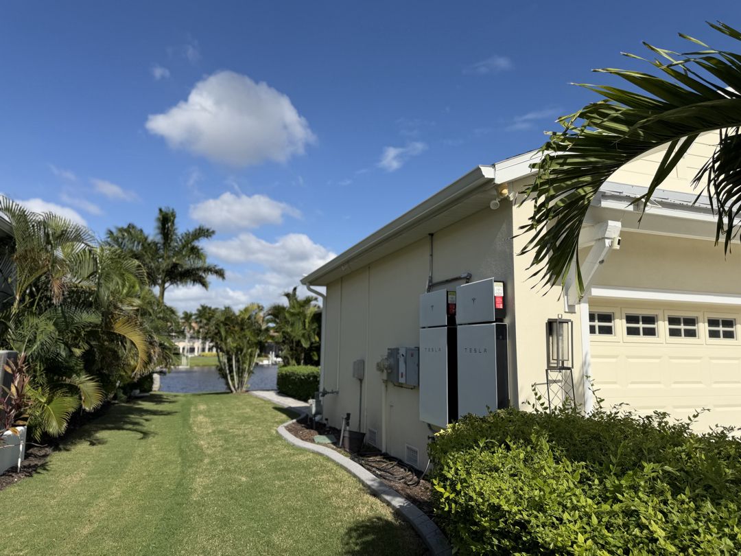 Side-yard run & downspout
